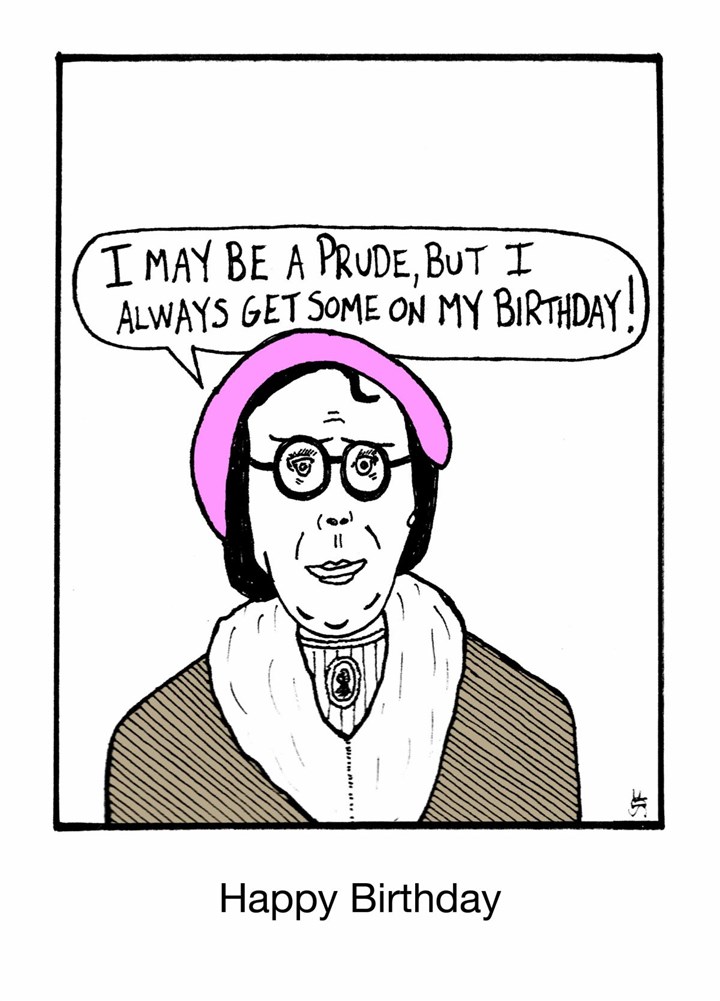 Prude's Birthday Card