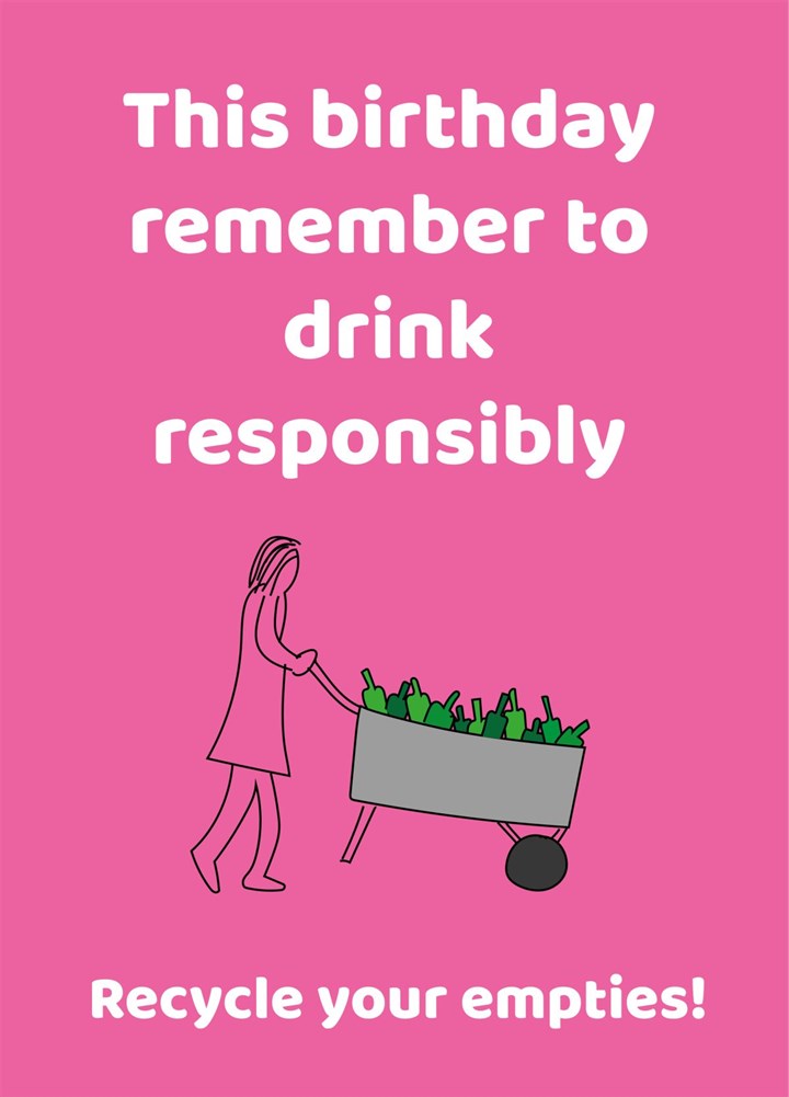 Drink Responsibly Card