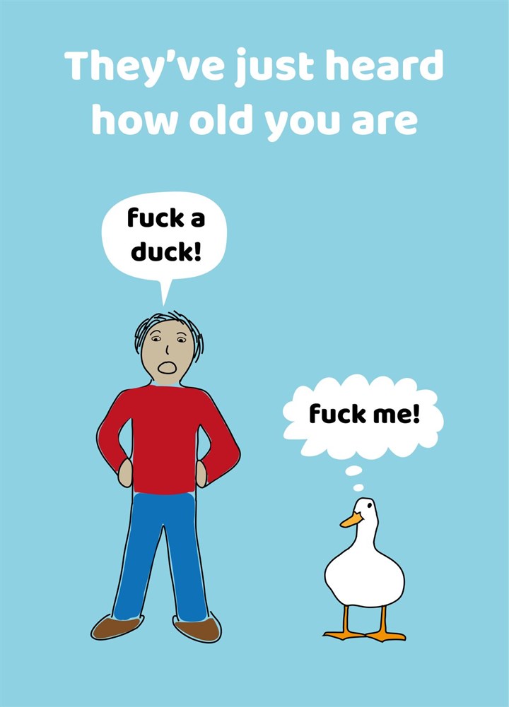 Fuck A Duck Card
