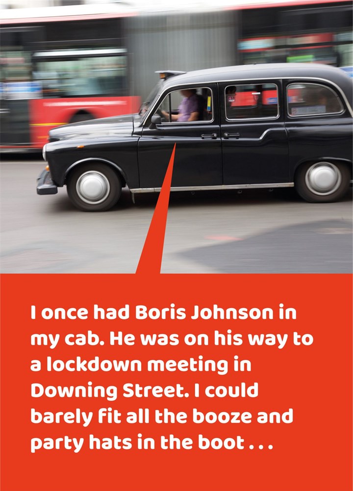 Boris Johnson Card