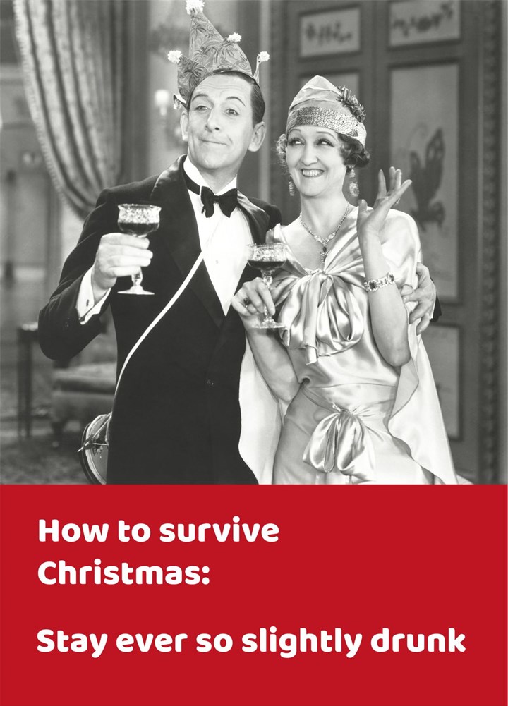How To Survive Christmas Card