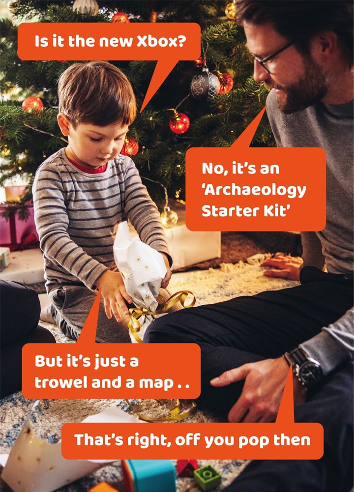 Archaeology Starter Kit Card