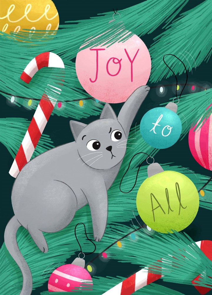 Joy To All Christmas Cat Card