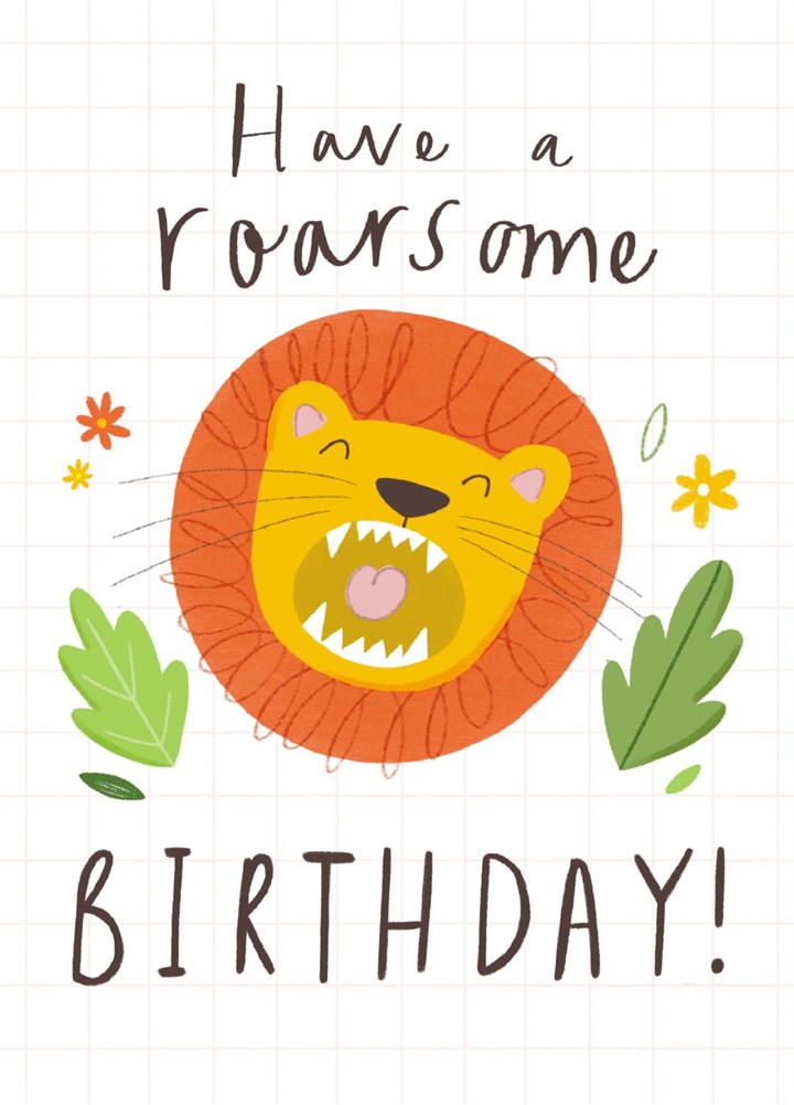 Have A Roarsome Birthday Card