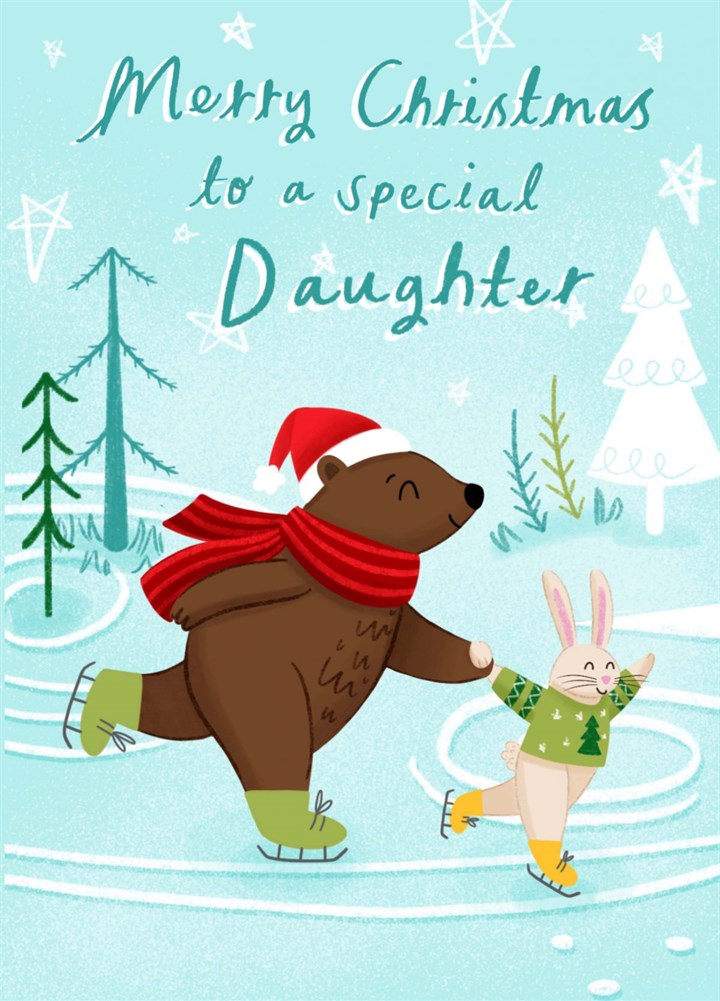 Merry Christmas To A Special Daughter Card