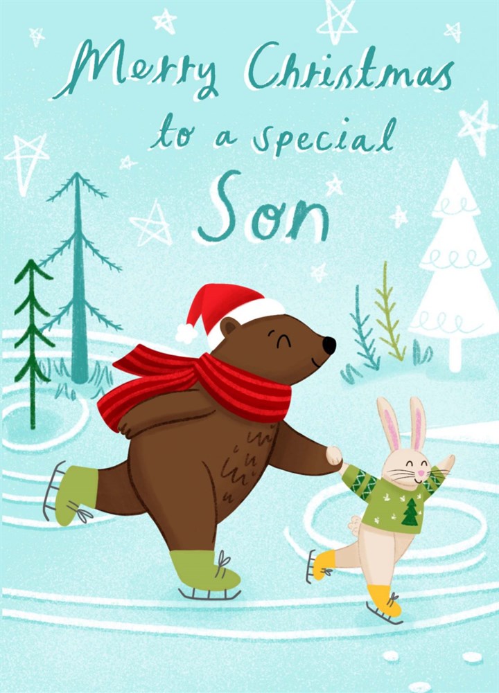 Merry Christmas To A Special Son Card