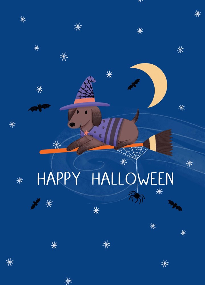 Happy Halloween Dog Card