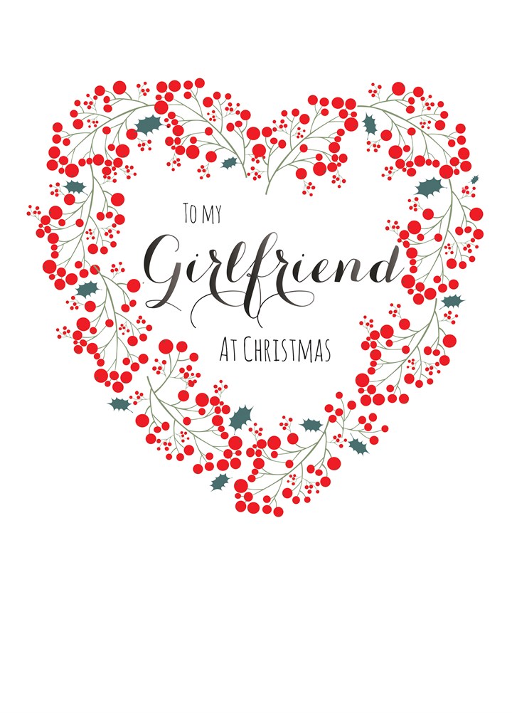 Merry Christmas Girlfriend Card