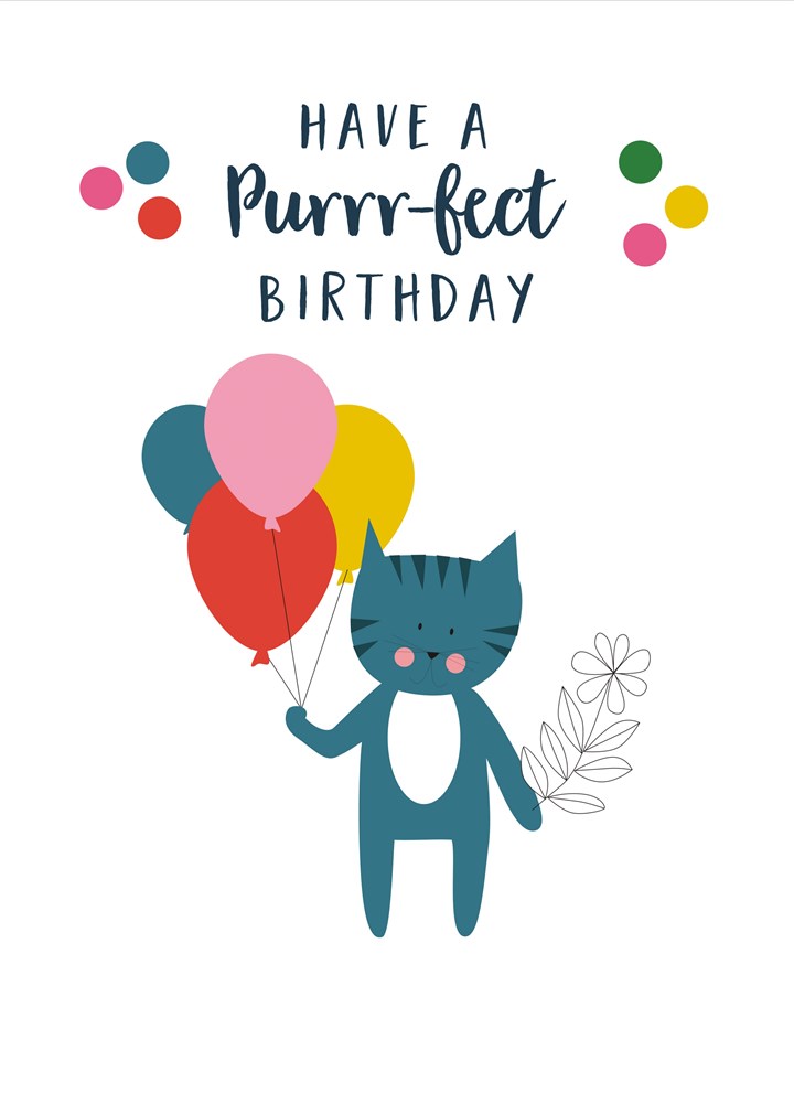 Have A Purrr-Fect Birthday Card