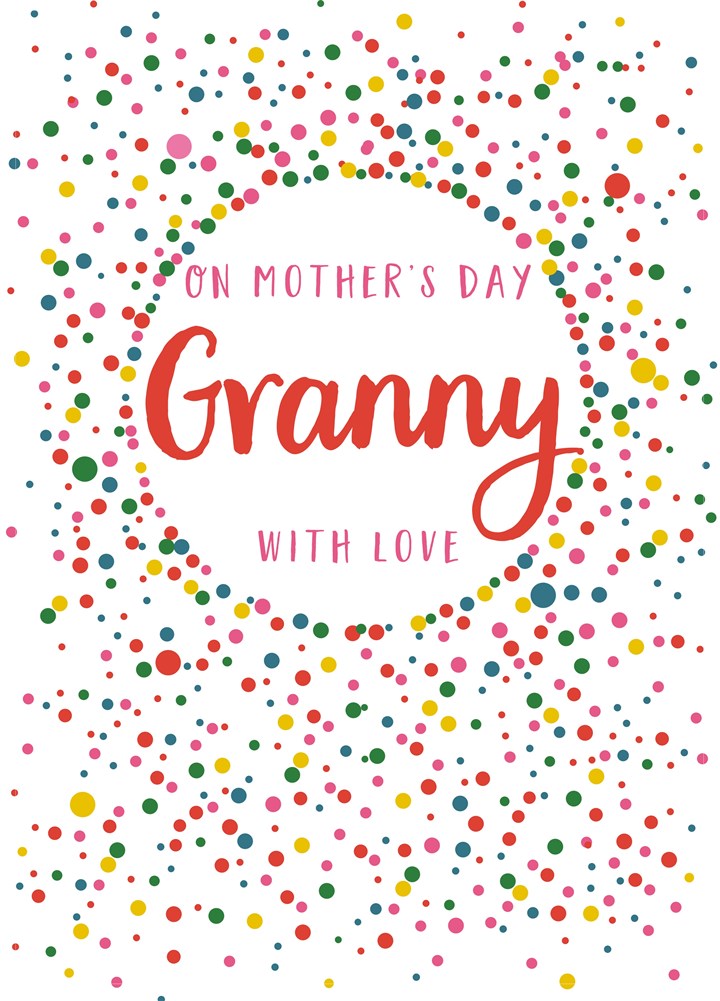 On Mother's Day Granny With Love Card