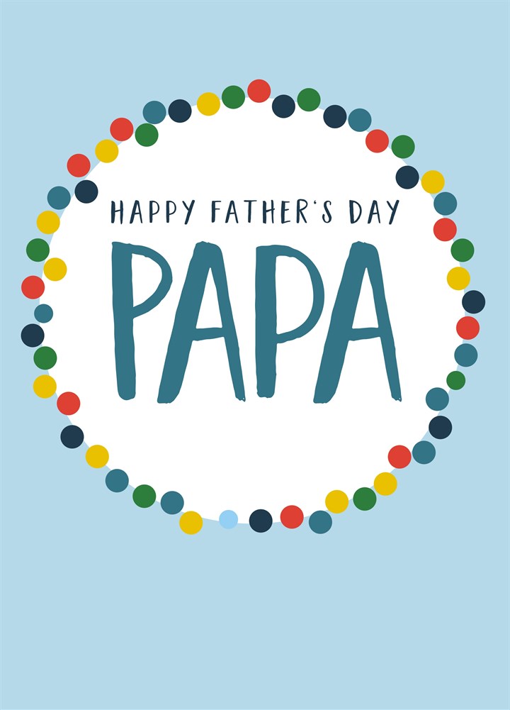 Happy Father's Day Papa Card