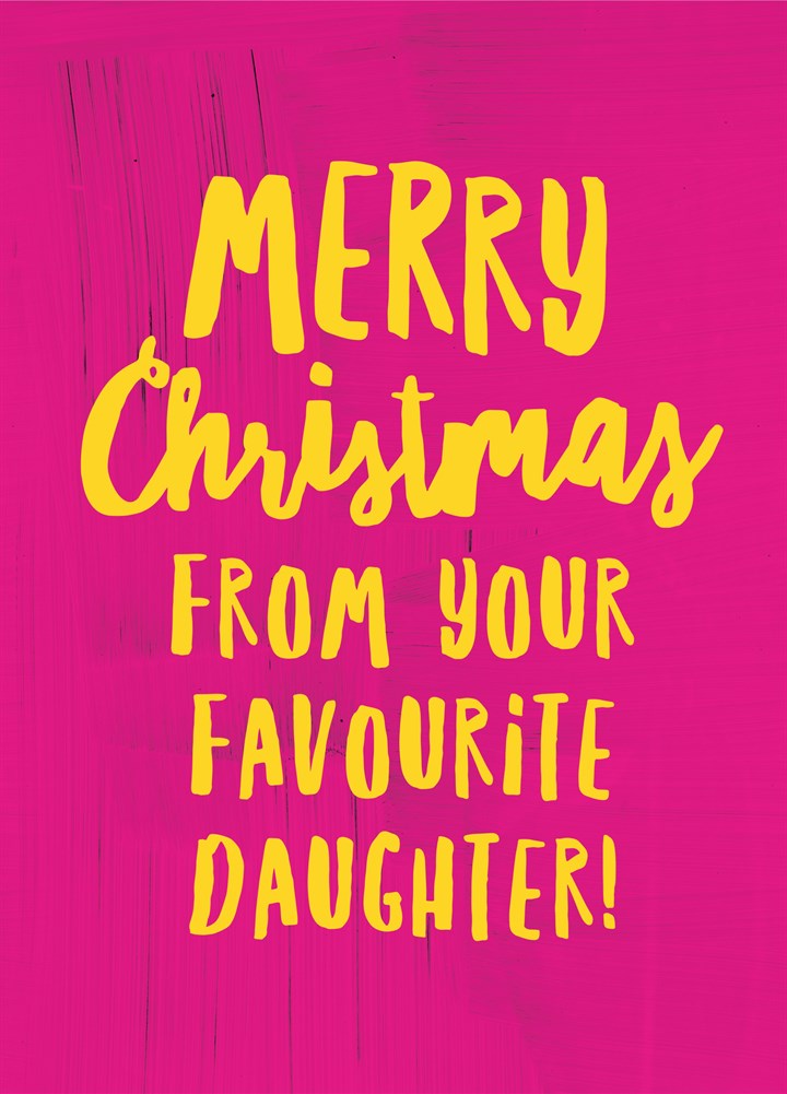 Your Favourite Daughter Card