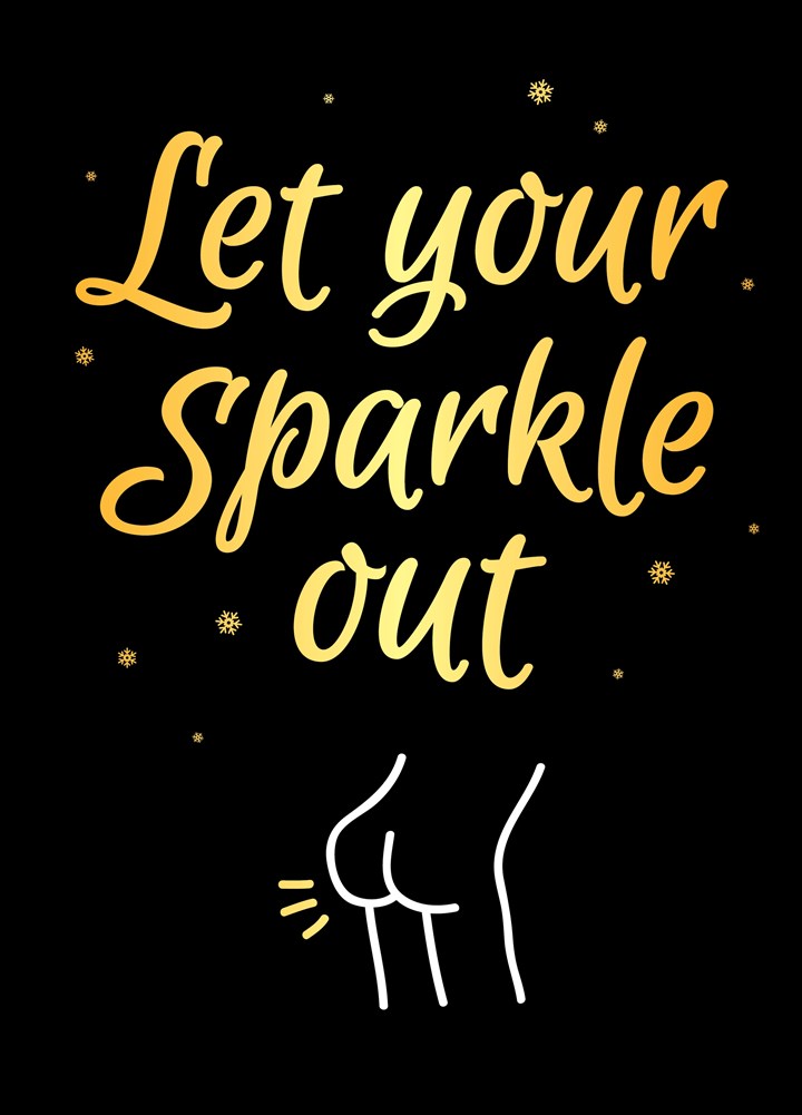 Let Your Sparkle Out Card