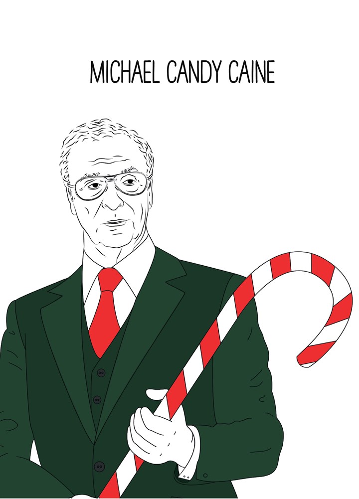 Christmas With Michael Caine Card