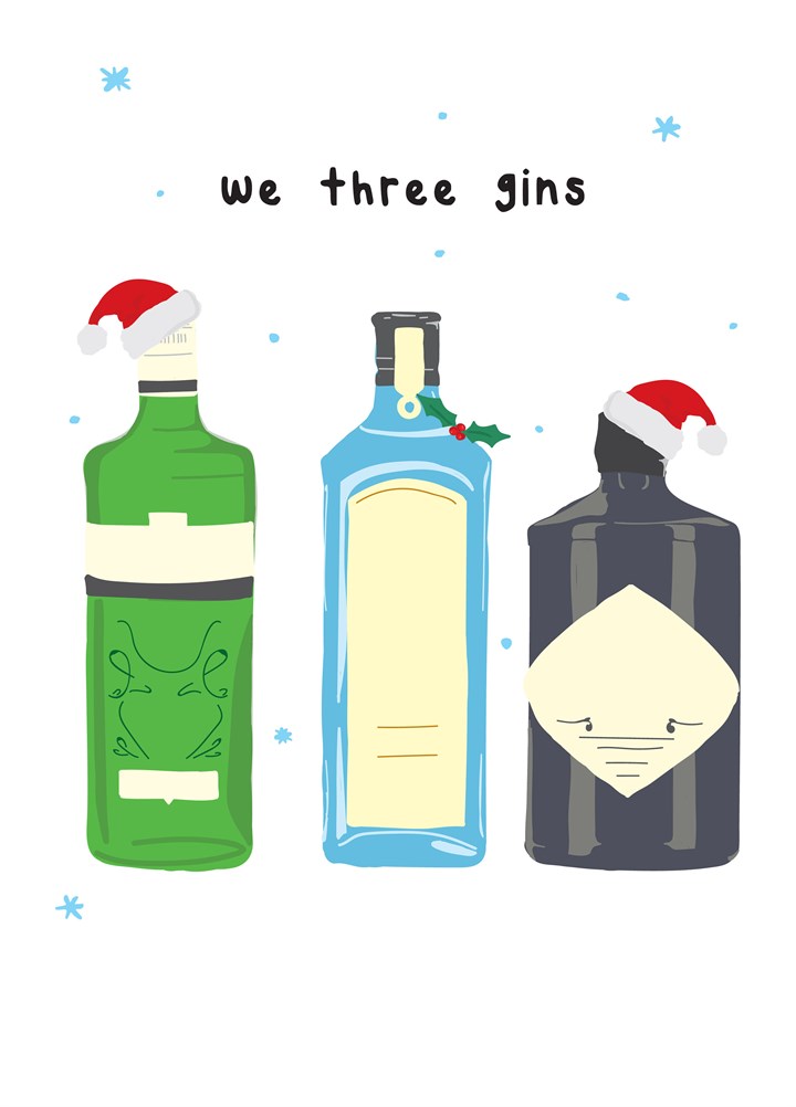 We Three Gins Card