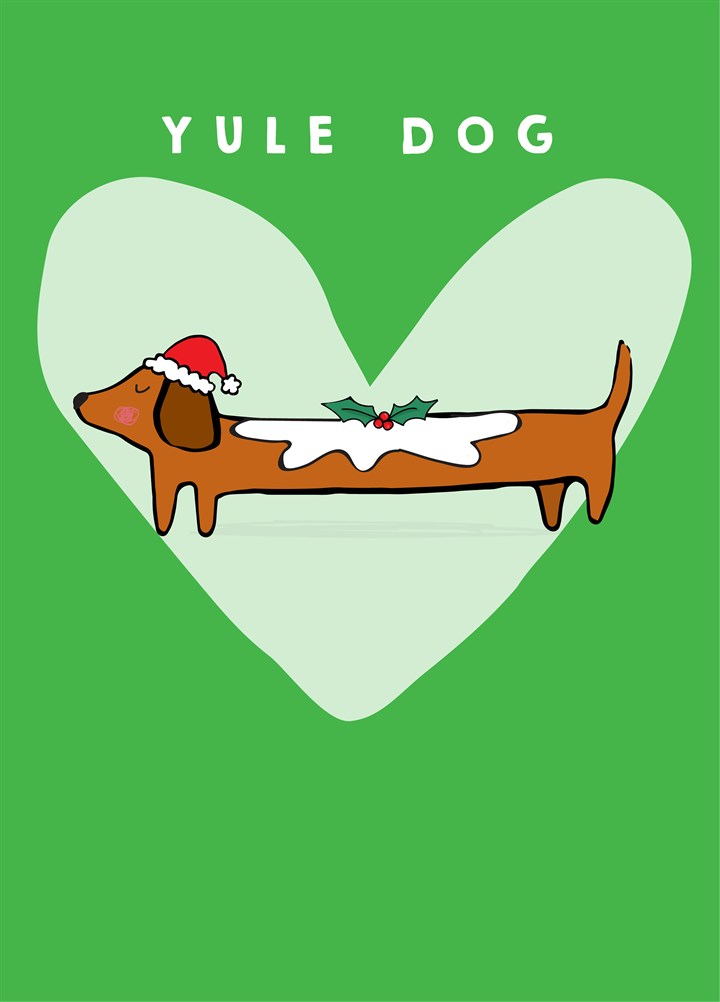 Yule Dog Card