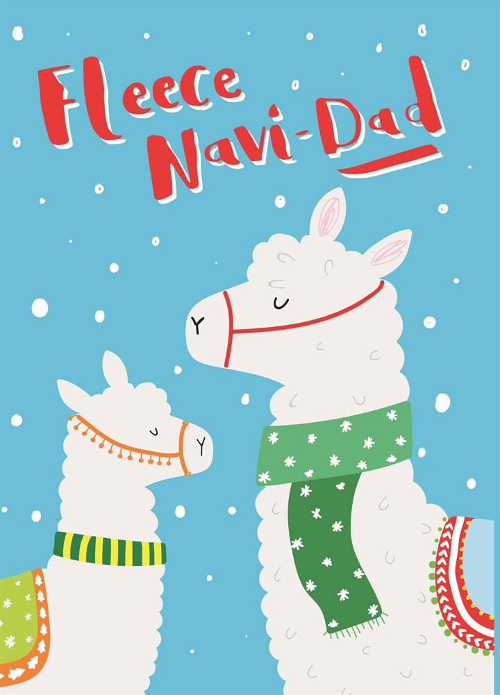 Fleece Navi-Dad Card