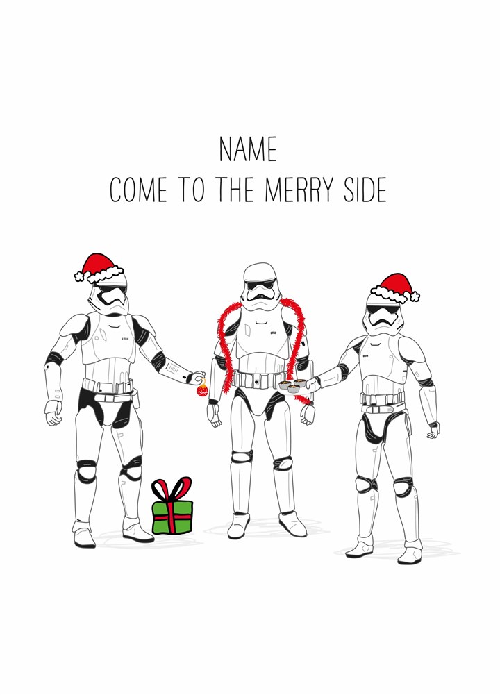Merry Side Card