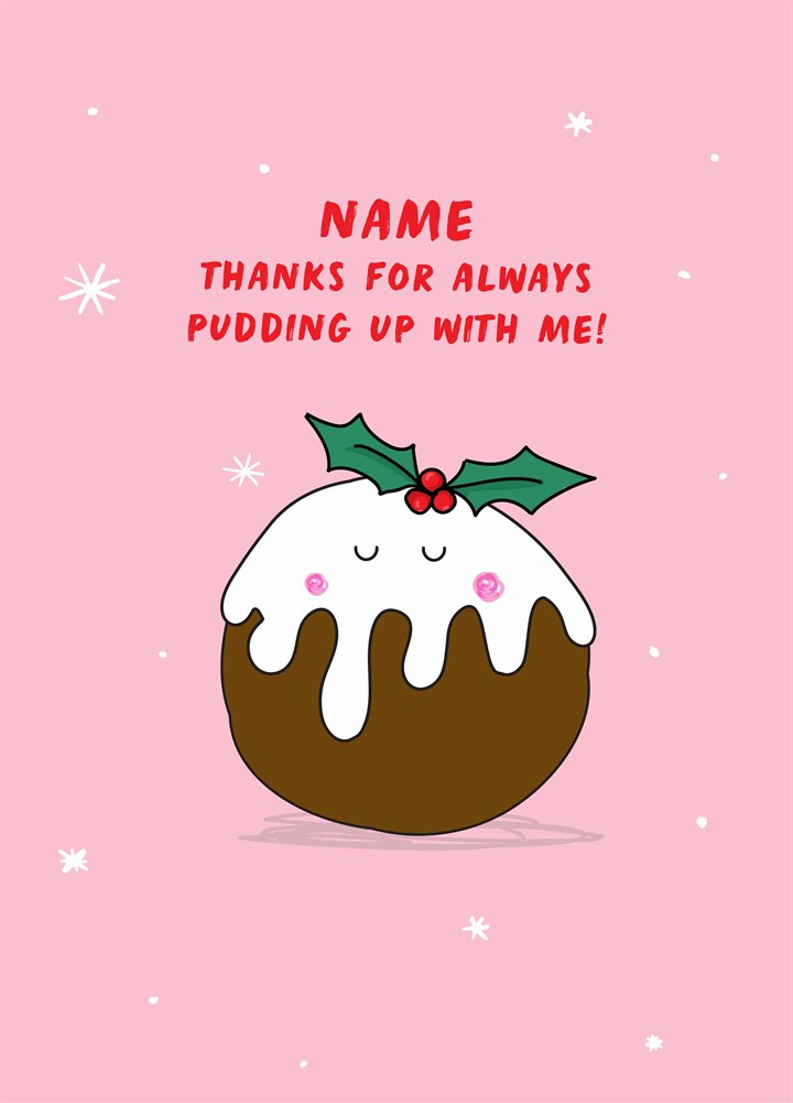 Pudding Up With Card