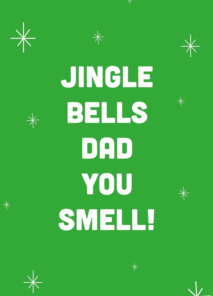 Jingle Bells Dad Card