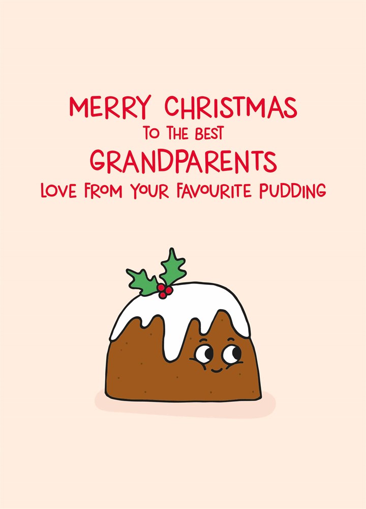 Christmas Best Grandparents Card