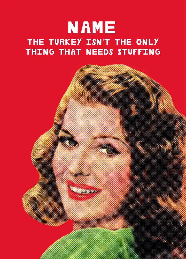 Turkey Stuffing Card