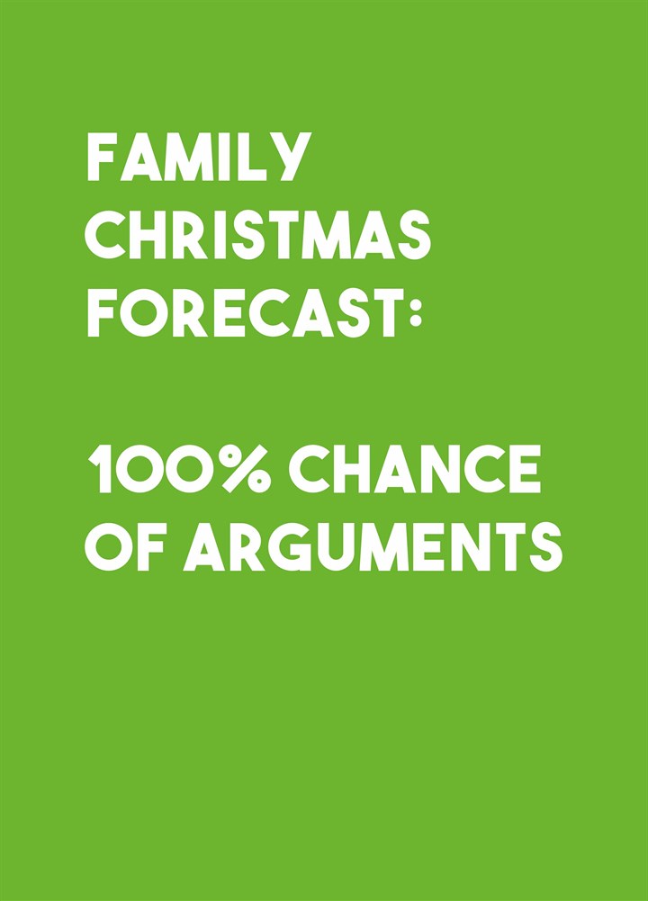 Family Forecast Card