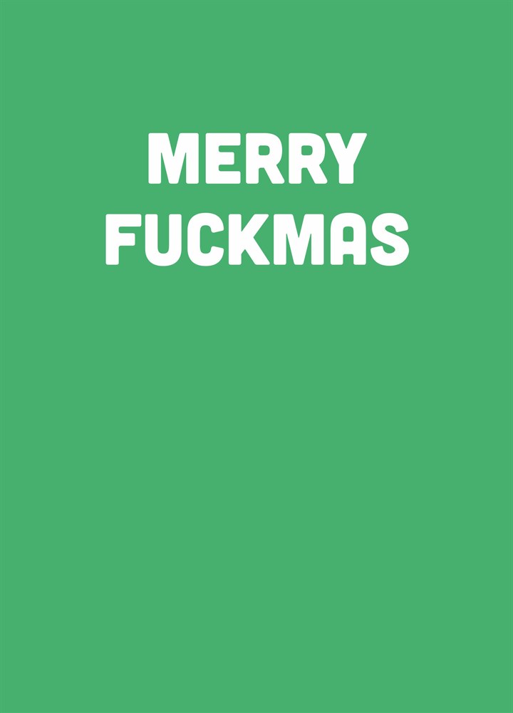Merry Fuckmas Card