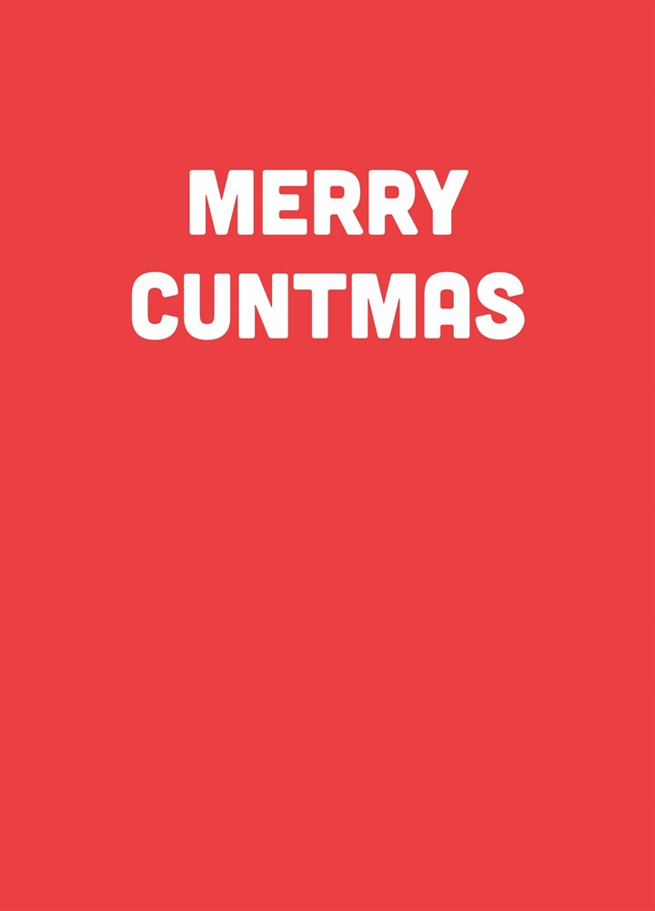 Merry Cuntmas