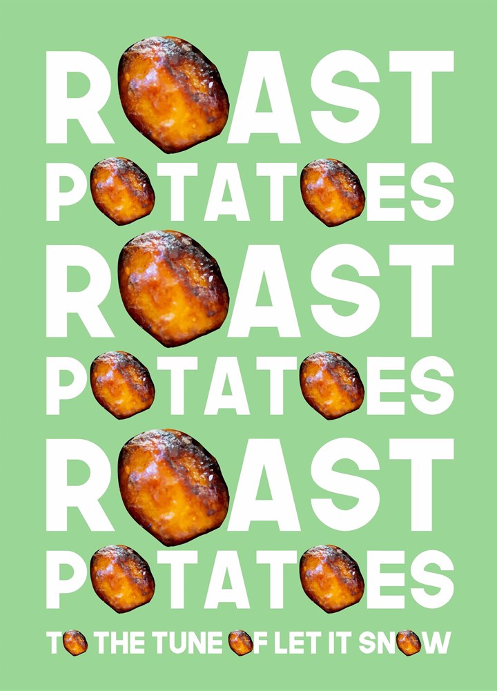 Roast Potatoes Card