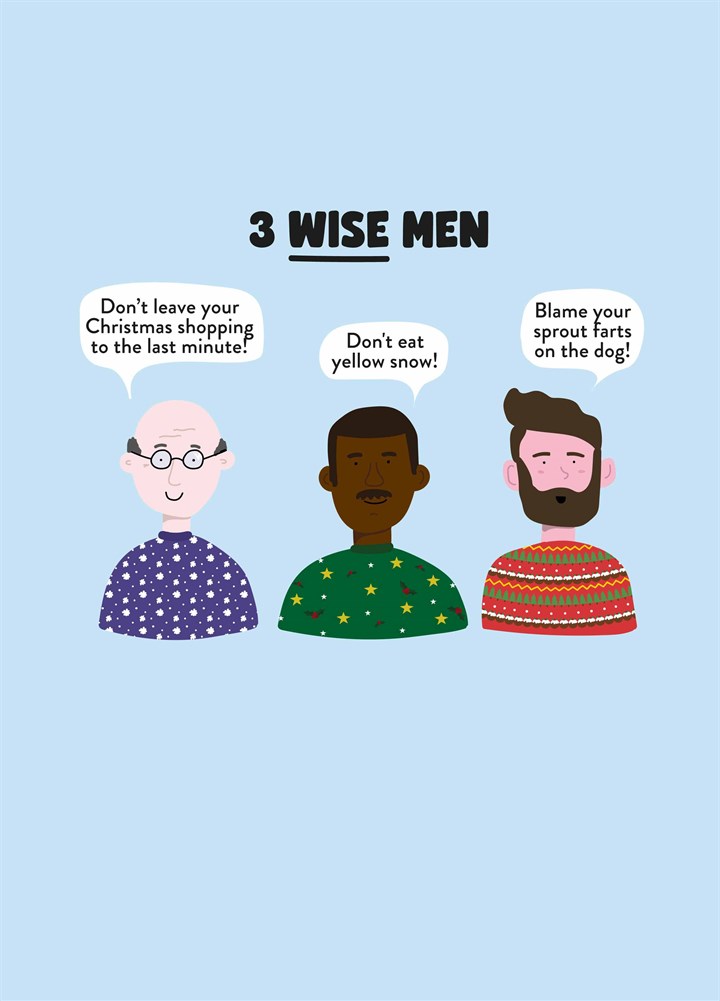 3 Wise Men Card