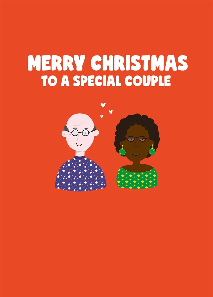 Merry Christmas To A Special Couple Card