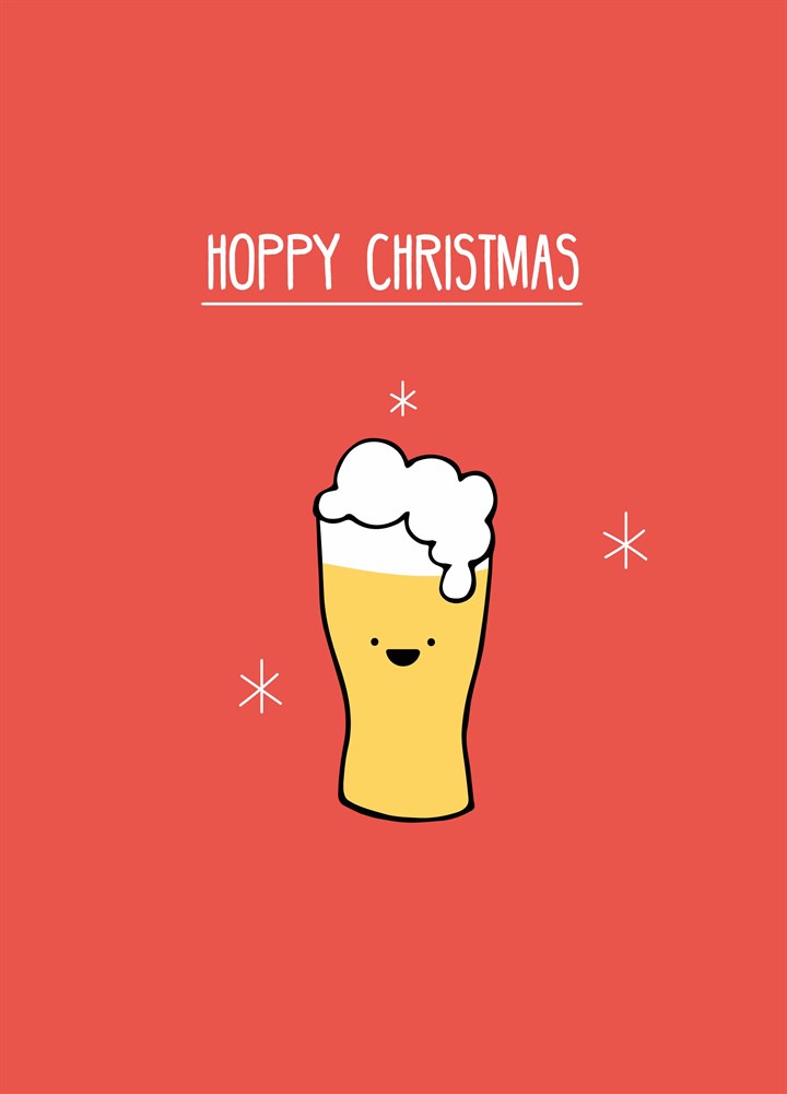 Hoppy Christmas Card