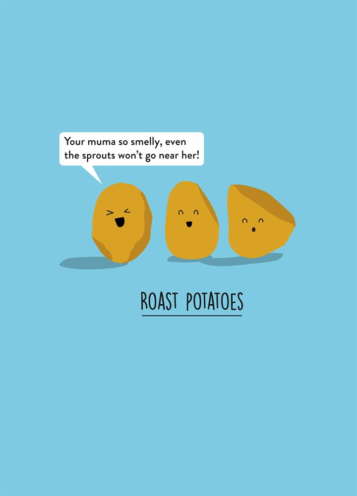 Roast Potatoes Card