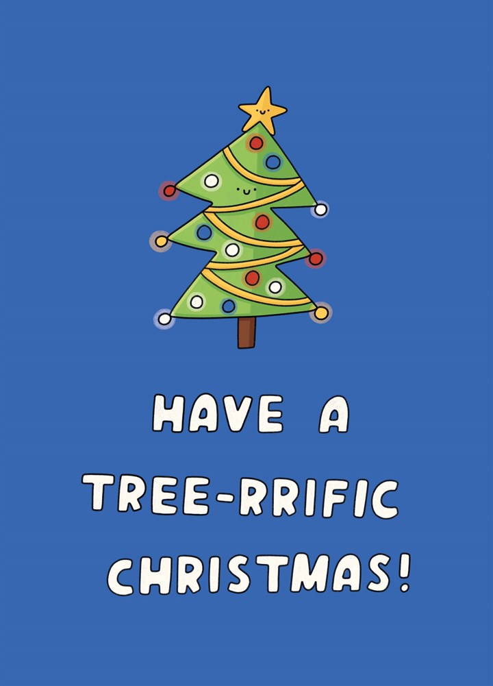 Tree-Rrific Christmas Card