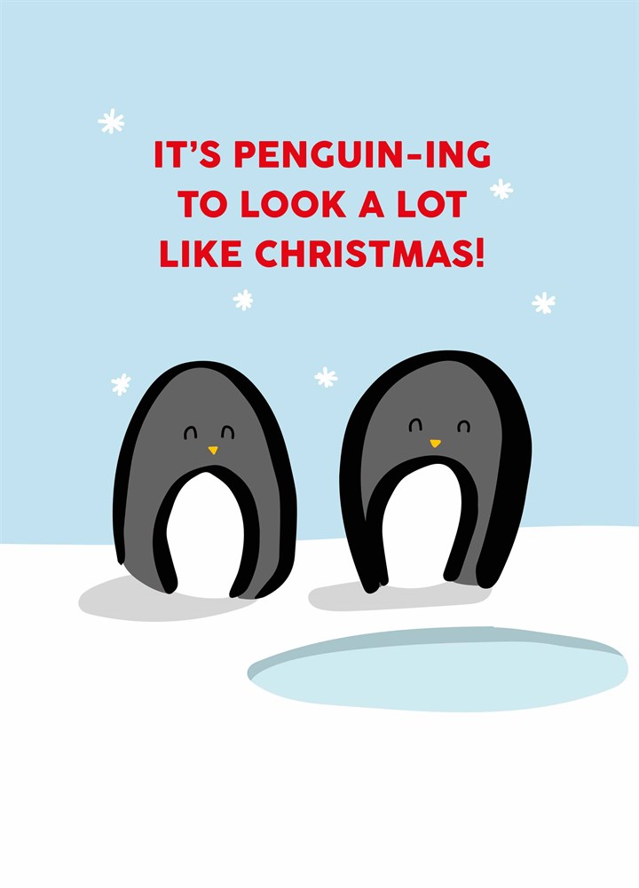 Penguin-ing To Look A Lot Card