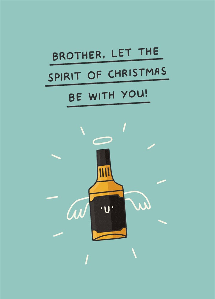 Brother Spirit Of Christmas Card