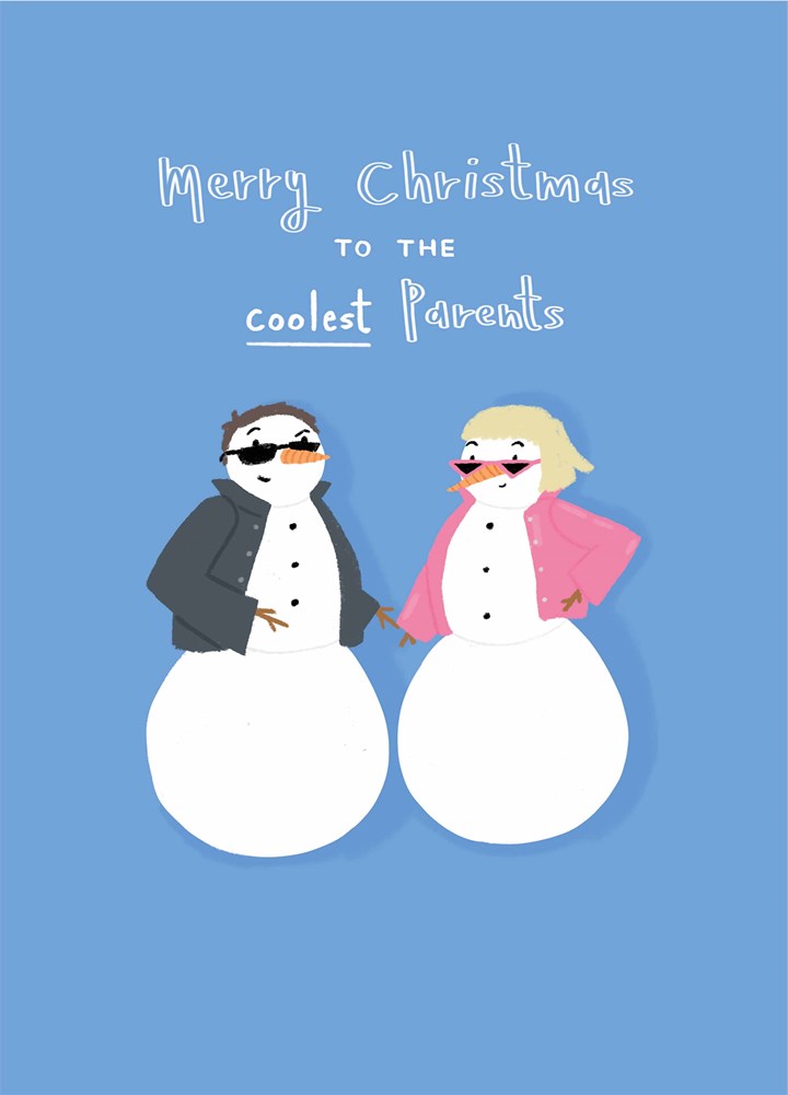 Coolest Parents Christmas Card