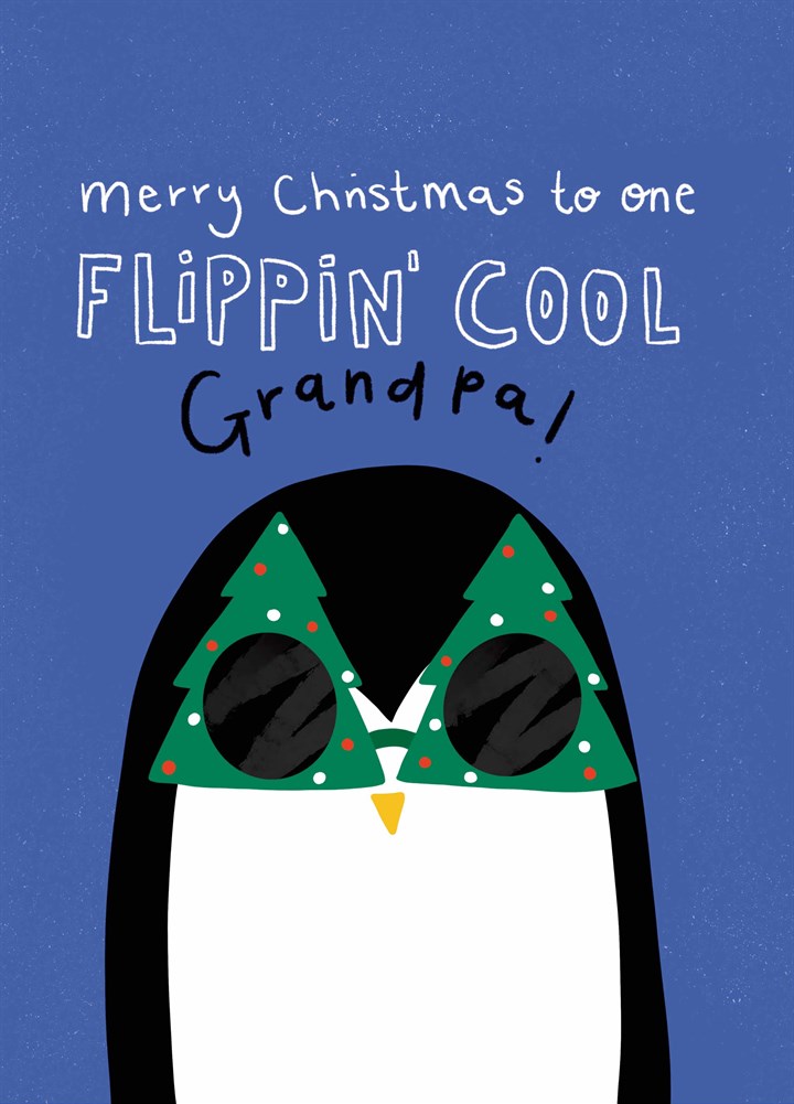 Flippin Cool Grandpa Christmas Card