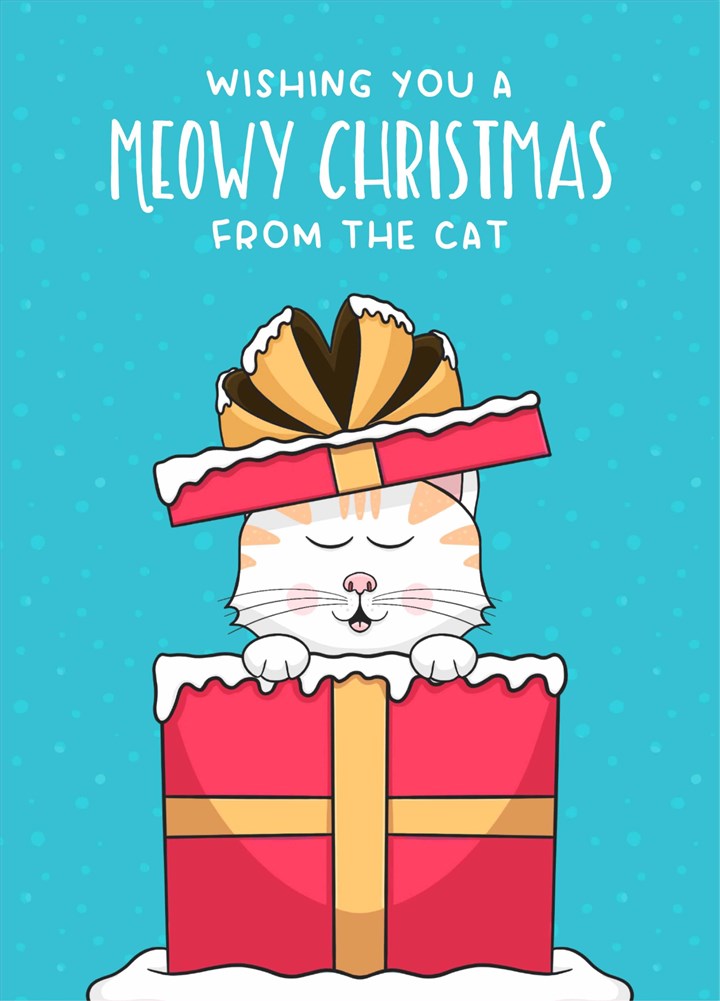 From The Cat Meowy Christmas Card