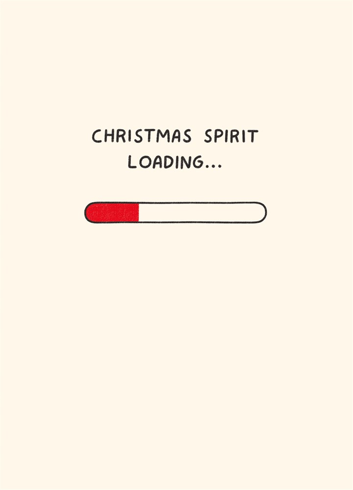 Spirit Loading Christmas Card