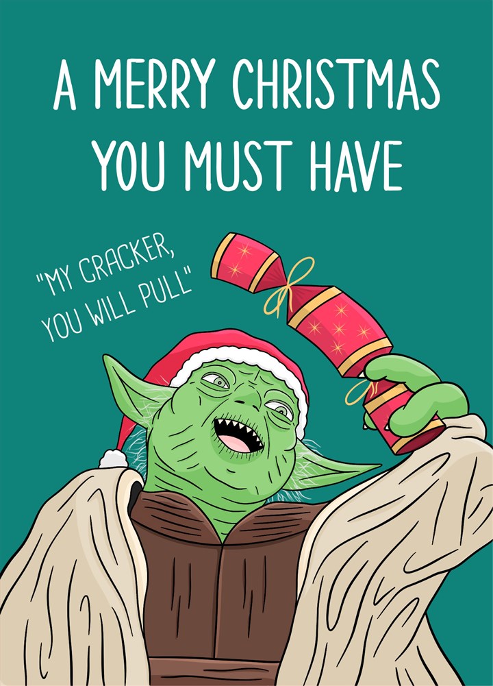 Yoda Merry Christmas Card