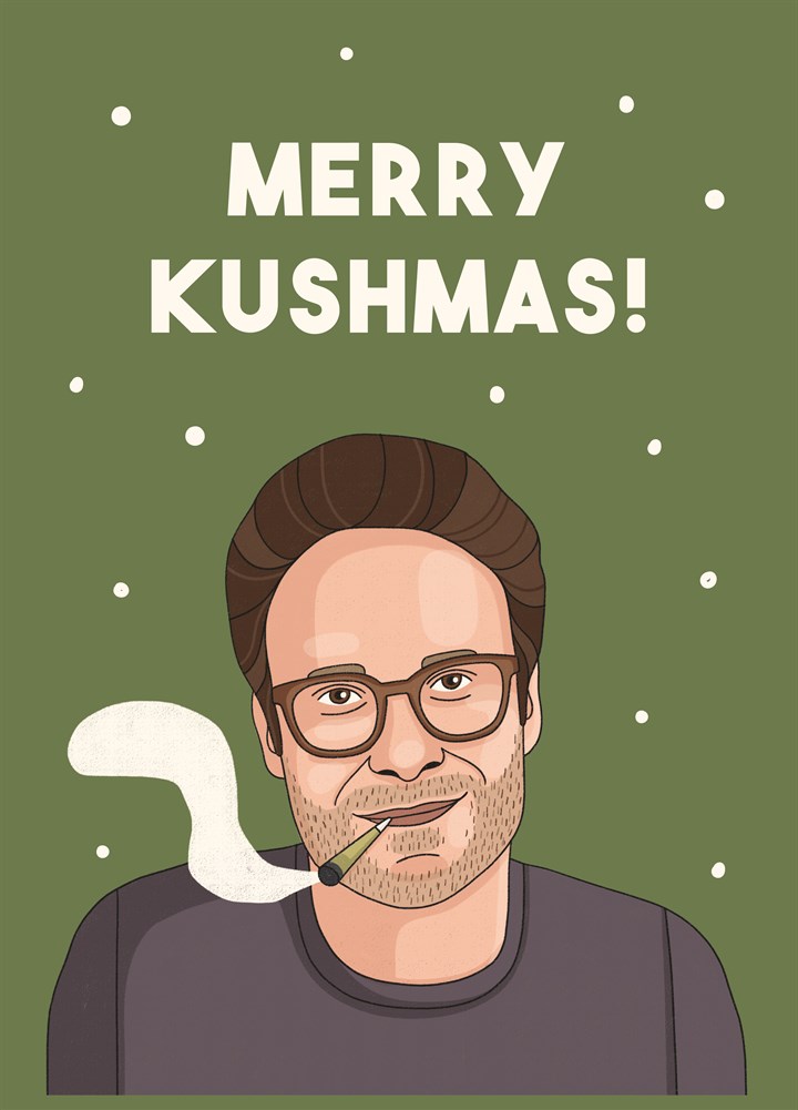 Seth Rogen Merry Kushmas Card