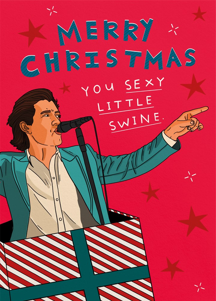 Alex Turner Sexy Little Swine Christmas Card