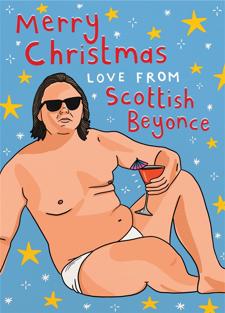 Lewis Capaldi Scottish Beyonce Christmas Card
