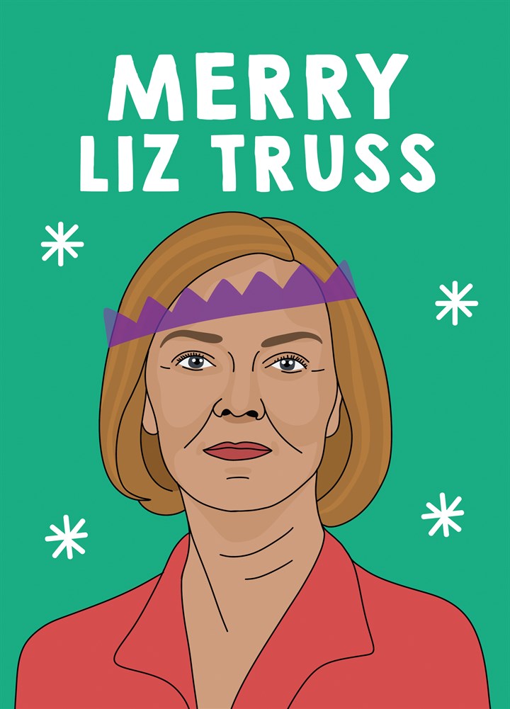 Merry Liz Truss Christmas Card