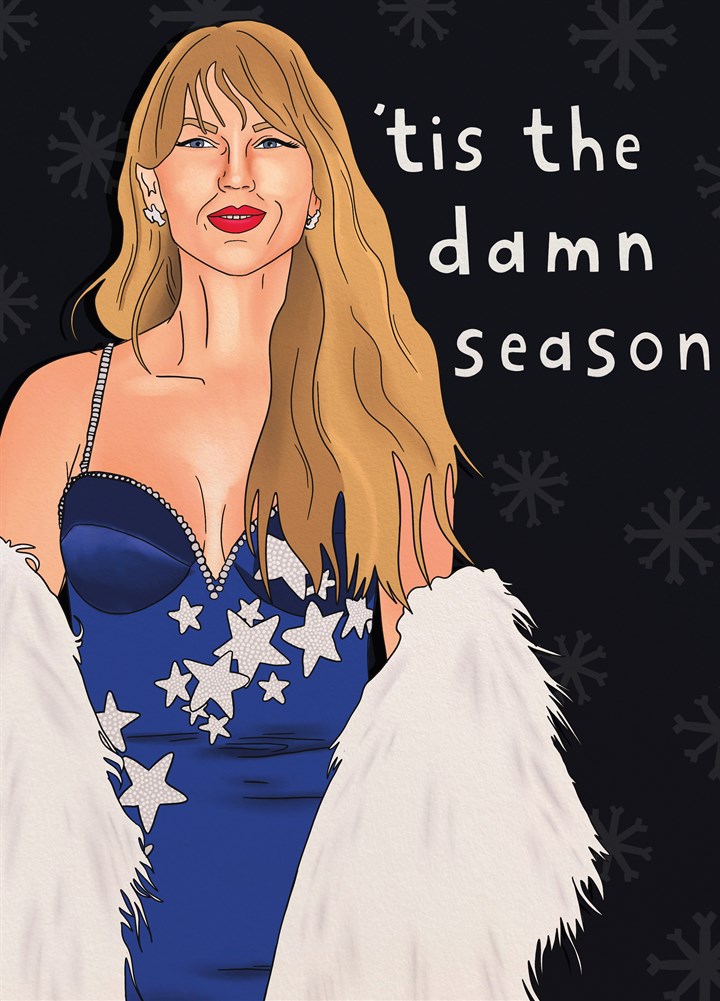 Taylor Swift Tis The Damn Season Christmas Card