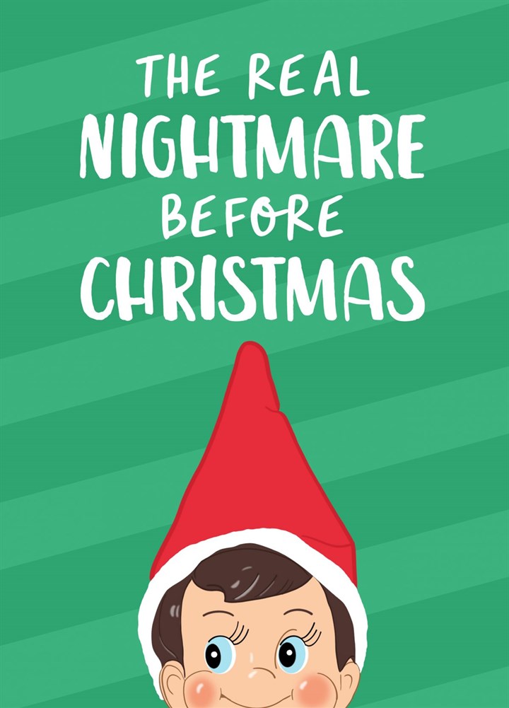 The Real Nightmare Before Christmas Card