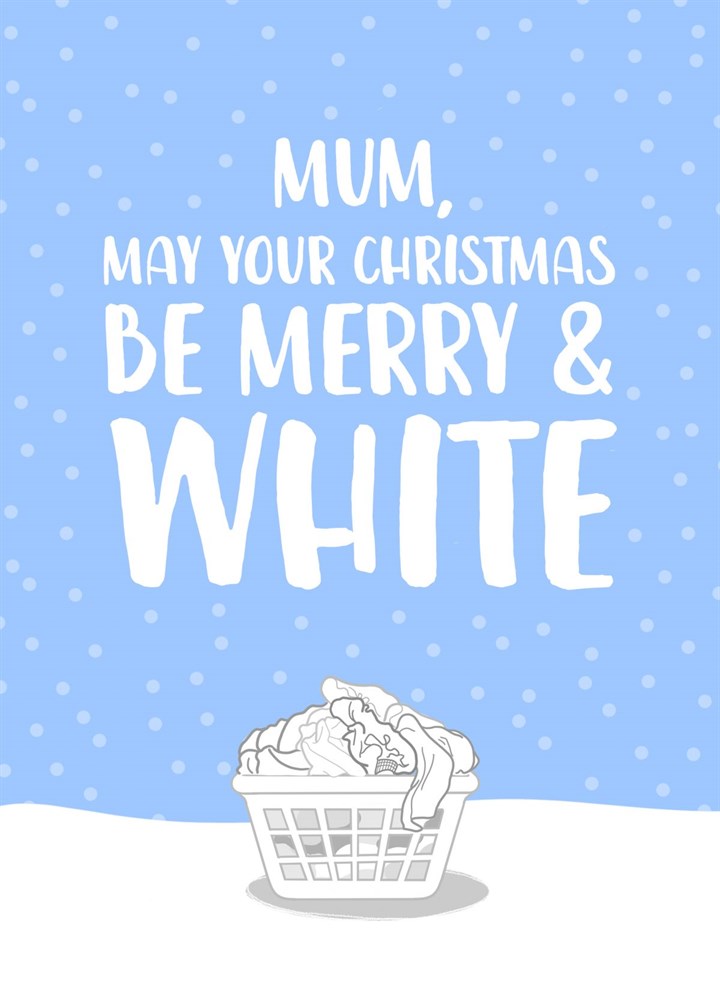 Merry & White Card