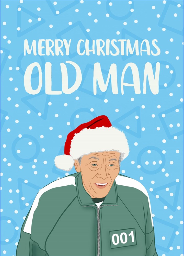 Merry Christmas Old Man Card